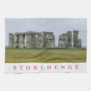 Serviette à thé vue Stonehenge
