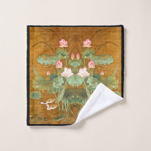 Serviette asiatique de Bath de jardin de l'eau de