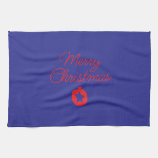 serviette avec écriture de Noël