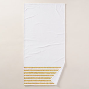 Serviette Baignoire en Doré
