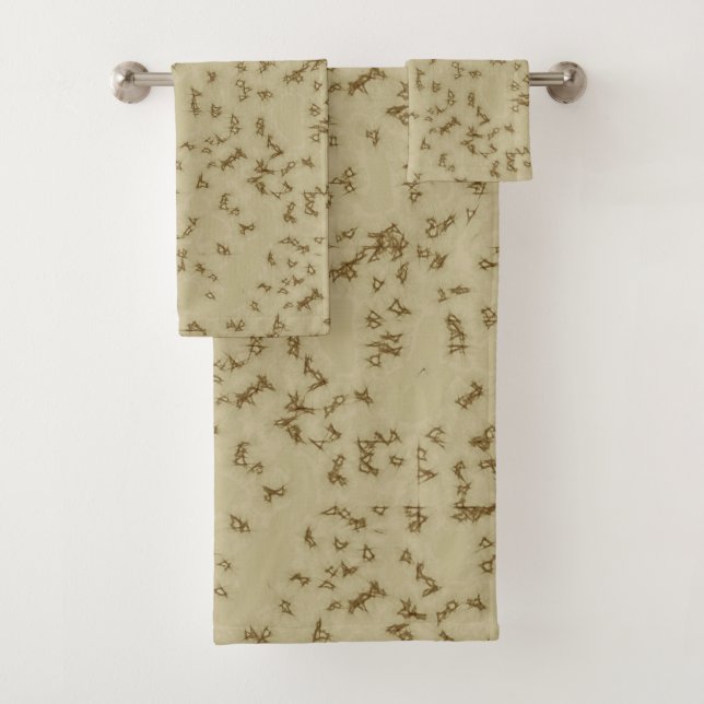 Serviette Beige Abrasions (En situation)