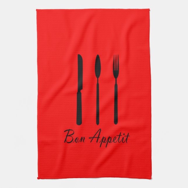 Serviette Bon Appetit Tea (Vertical)