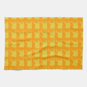 Serviette Chartreuse Ghosties