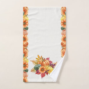 Serviette Citrouille Thanksgiving