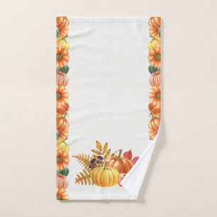 Serviette Citrouille Thanksgiving
