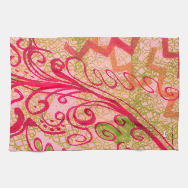 Serviette colorée (Horizontal)