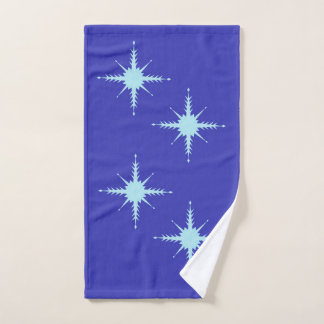 Serviette cool avec flocons de neige