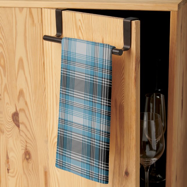 Serviette Cuisine Plaid (Pliage en tiers)