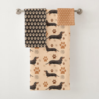 Serviette Dachshund Chien Paws