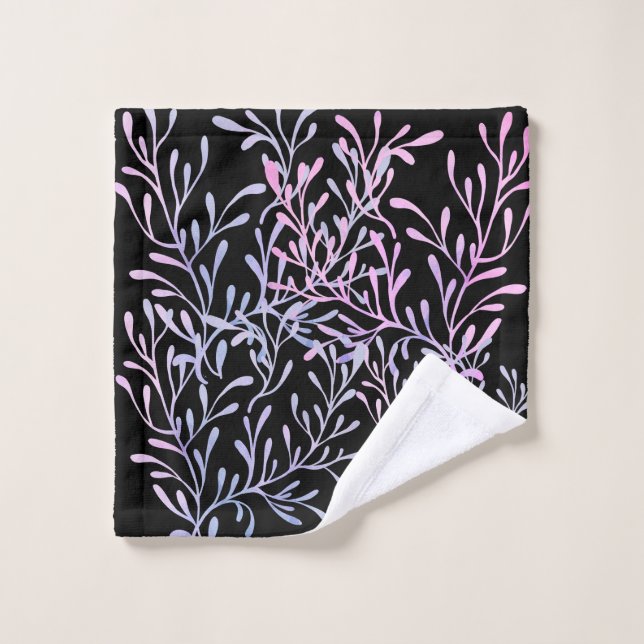 serviette d'algues noires (Gant de toilette)