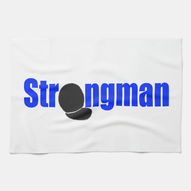 Serviette d'attaque de pointe d'homme fort (Horizontal)