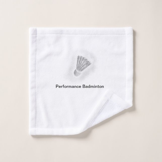 Serviette de badminton de représentation/tissu de (Gant de toilette)