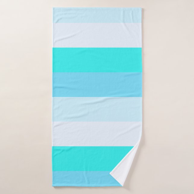 Serviette de bain à rayures de couleur mixte - Sof (Serviette de bain)