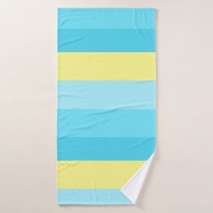 Serviette de bain à rayures de couleur mixte - Sof