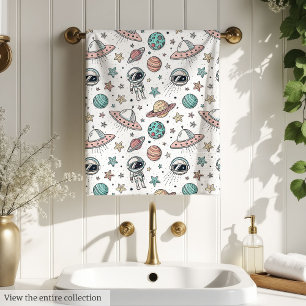 Serviette de bain Astronaute Planètes & Étoiles en