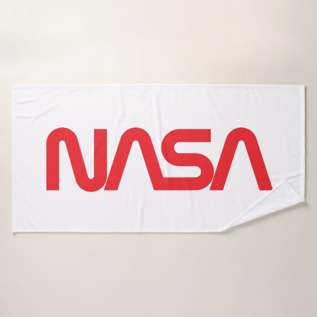 Serviette de bain Circa Iconique NASA (blanc roque (Serviette de bain)