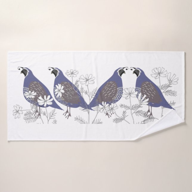 Serviette de bain de caille (Serviette de bain)