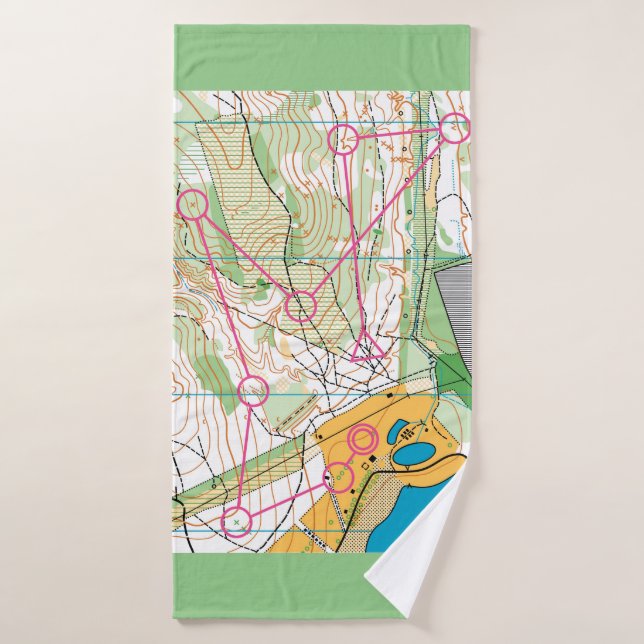Serviette de bain - Drapeau d'orientation (Serviette de bain)