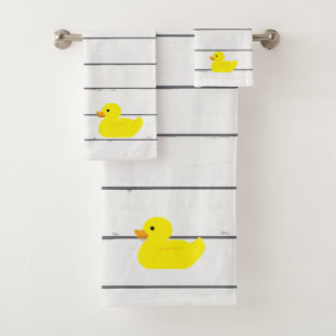 Serviette de bain en caoutchouc canard
