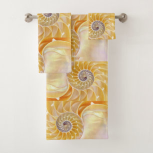 Serviette de bain en coquillages Nautilus