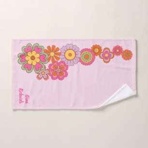 Serviette de bain Hippie Groovy Rétro des années 6