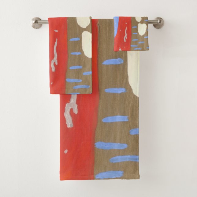 Serviette de bain Love Isle (En situation)