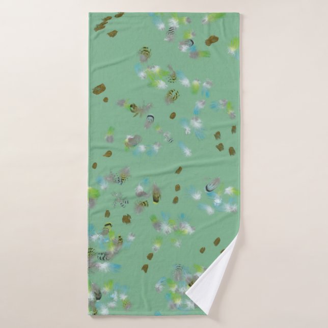 Serviette de bain Oiseaux de la forêt (Serviette de bain)