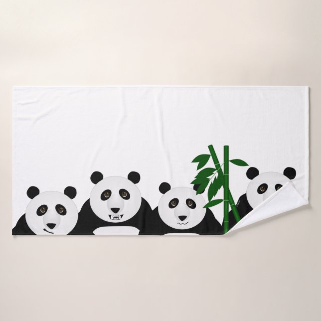 Serviette de bain Panda (Serviette de bain)