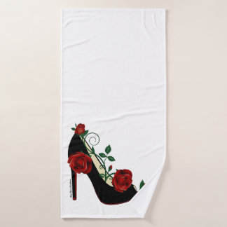 Serviette de bain - Rose Stiletto