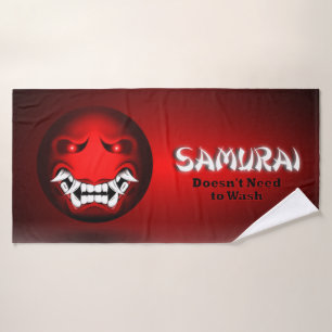 Serviette de bain Samouraïmoji