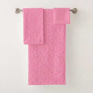 Serviette de bain Set Vintage rose floral