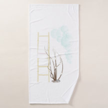 Serviette de bain spa zen