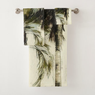 Serviette de bain Tropical Motif Palm Tree