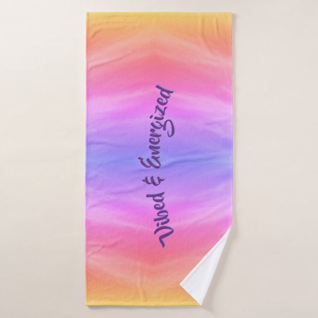 Serviette de bain vibed & Energized (Serviette de bain)