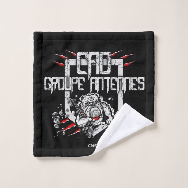 SERVIETTE DE BAINS ANTENNES (Gant de toilette)