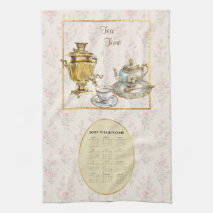Serviette de calendrier 2027 Thé ou message person