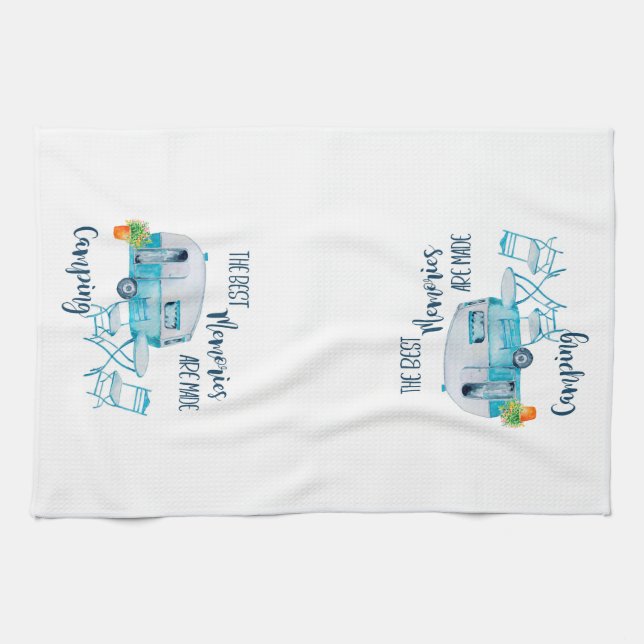 Serviette de campeur ou de cuisine de Motorhome (Horizontal)