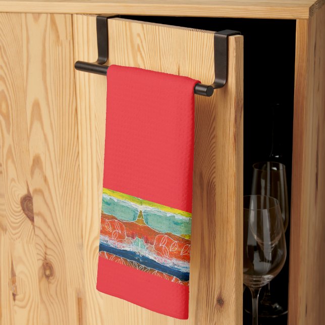 Serviette de cuisine (Pliage en tiers)