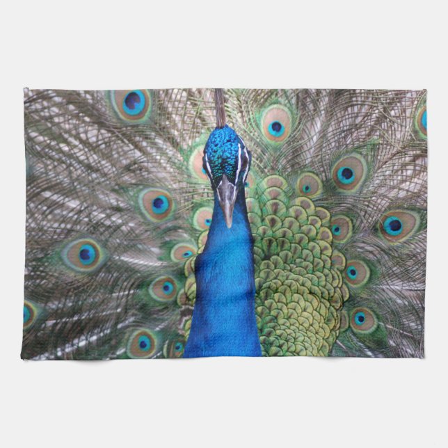 Serviette de cuisine - 018 Peacock (Horizontal)
