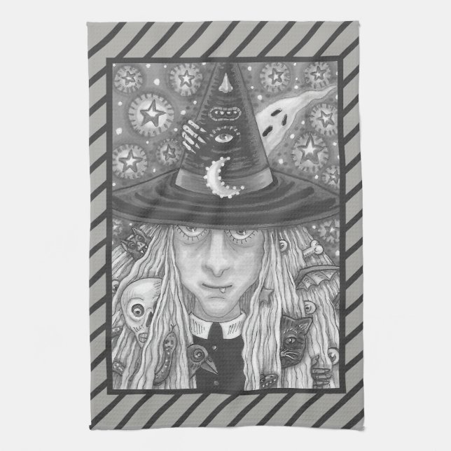 SERVIETTE DE CUISINE À COUVERTURE HALLOWEEN déplai (Vertical)