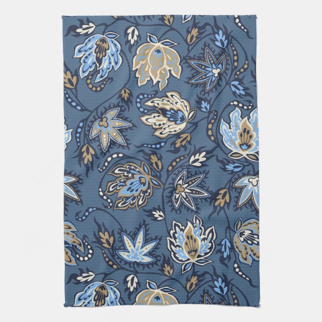 Serviette de cuisine à fleurs tropicales Protea Ba (Vertical)