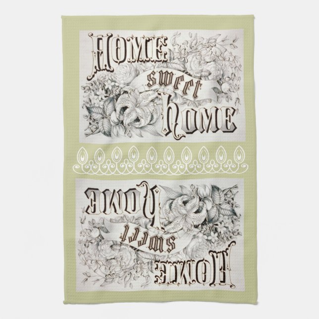 Serviette de cuisine à la maison douce à la maison (Vertical)