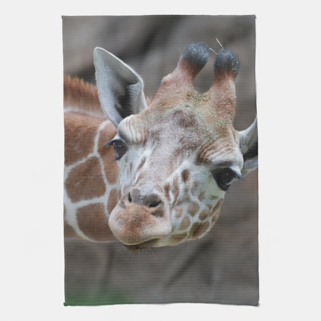 Serviette de cuisine adorable de girafe (Vertical)