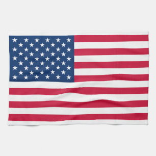 Serviette de cuisine américaine Drapeau