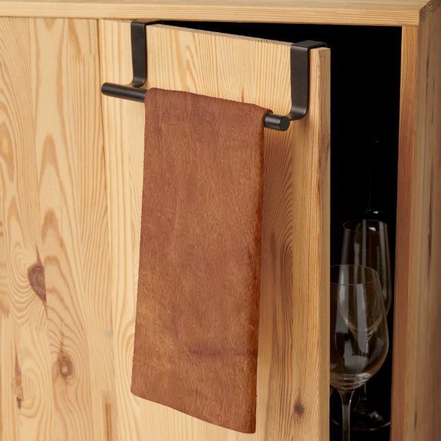 Serviette de cuisine américaine en cuir Brown MoJo (Pliage en tiers)