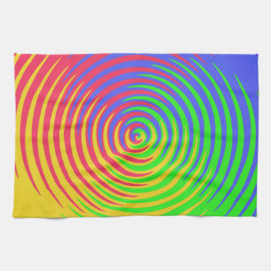 Serviette de cuisine arc-en-ciel Spiral