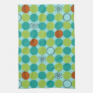 Serviette de cuisine atomique d'octogones