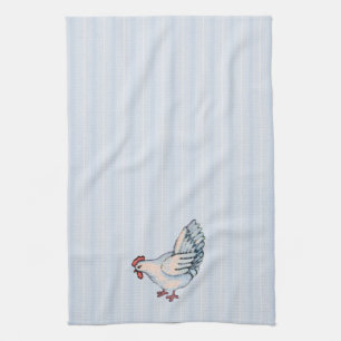Serviette de cuisine au poulet du pays