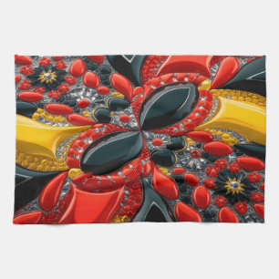 Serviette de cuisine avec Allemagne Couleurs Desig