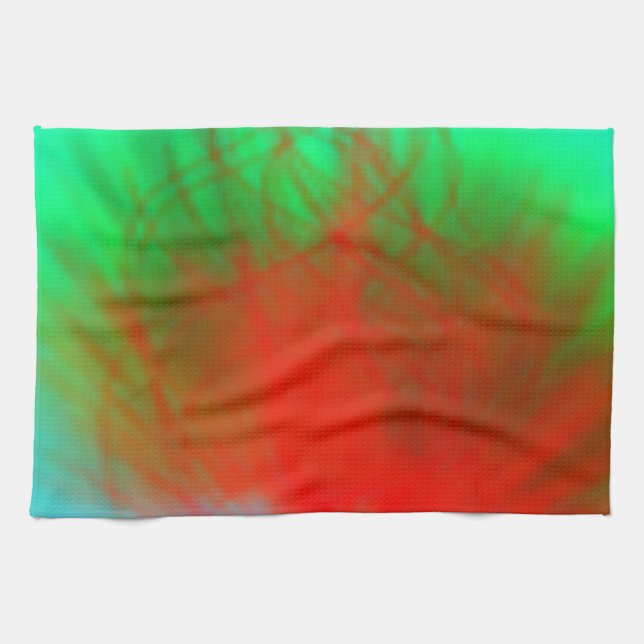 Serviette de cuisine avec design abstrait (Horizontal)